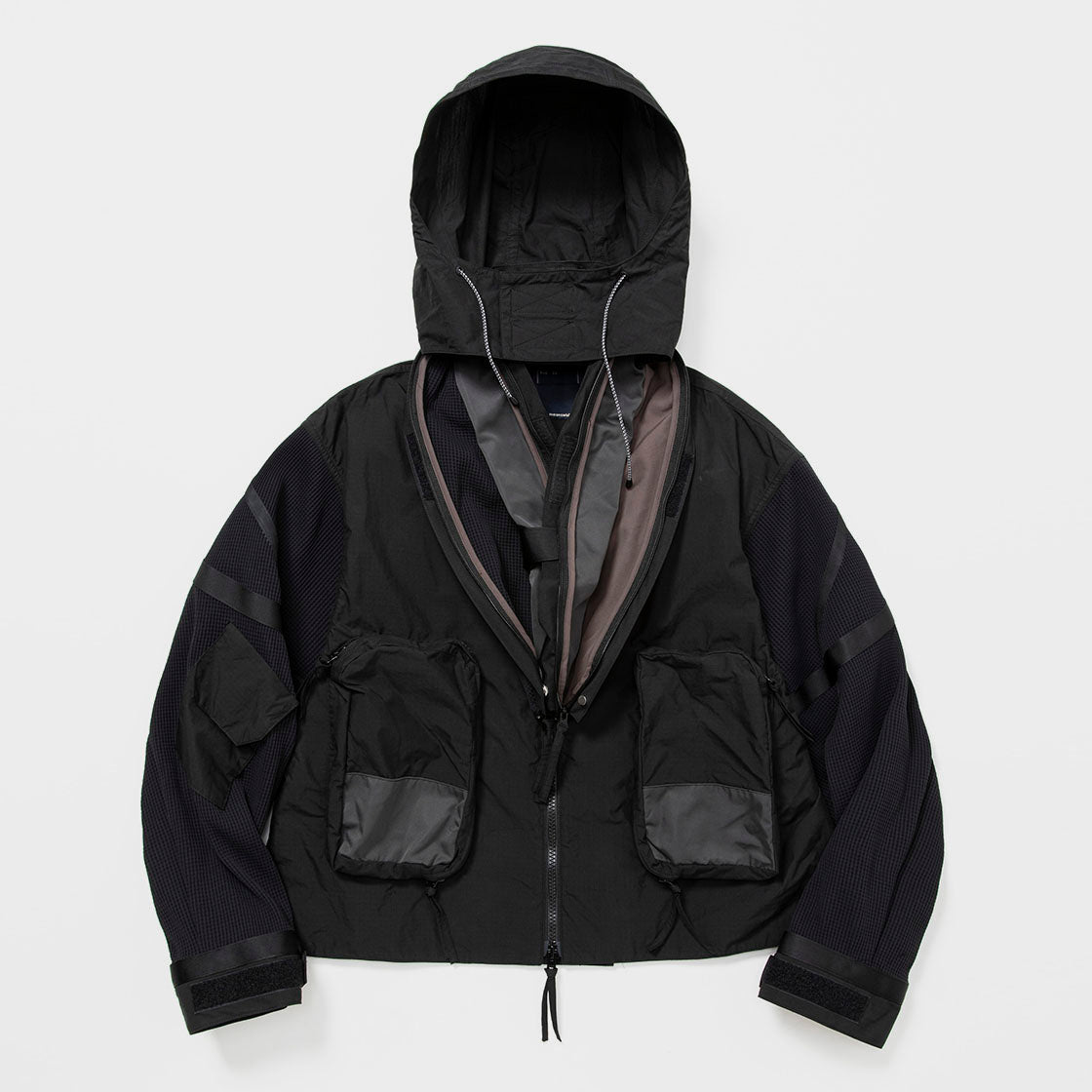 meanswhile - Beaufort Flight Jacket - Off Black – BLACKBIRD